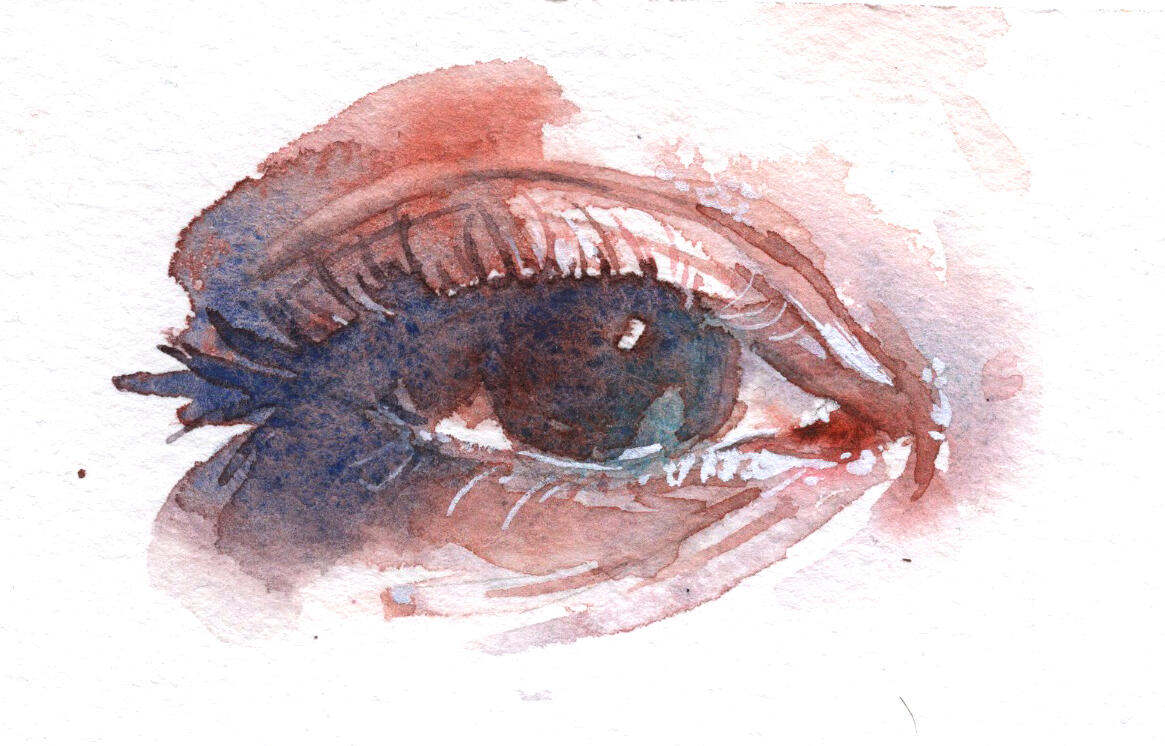 Watercolor Eye Study