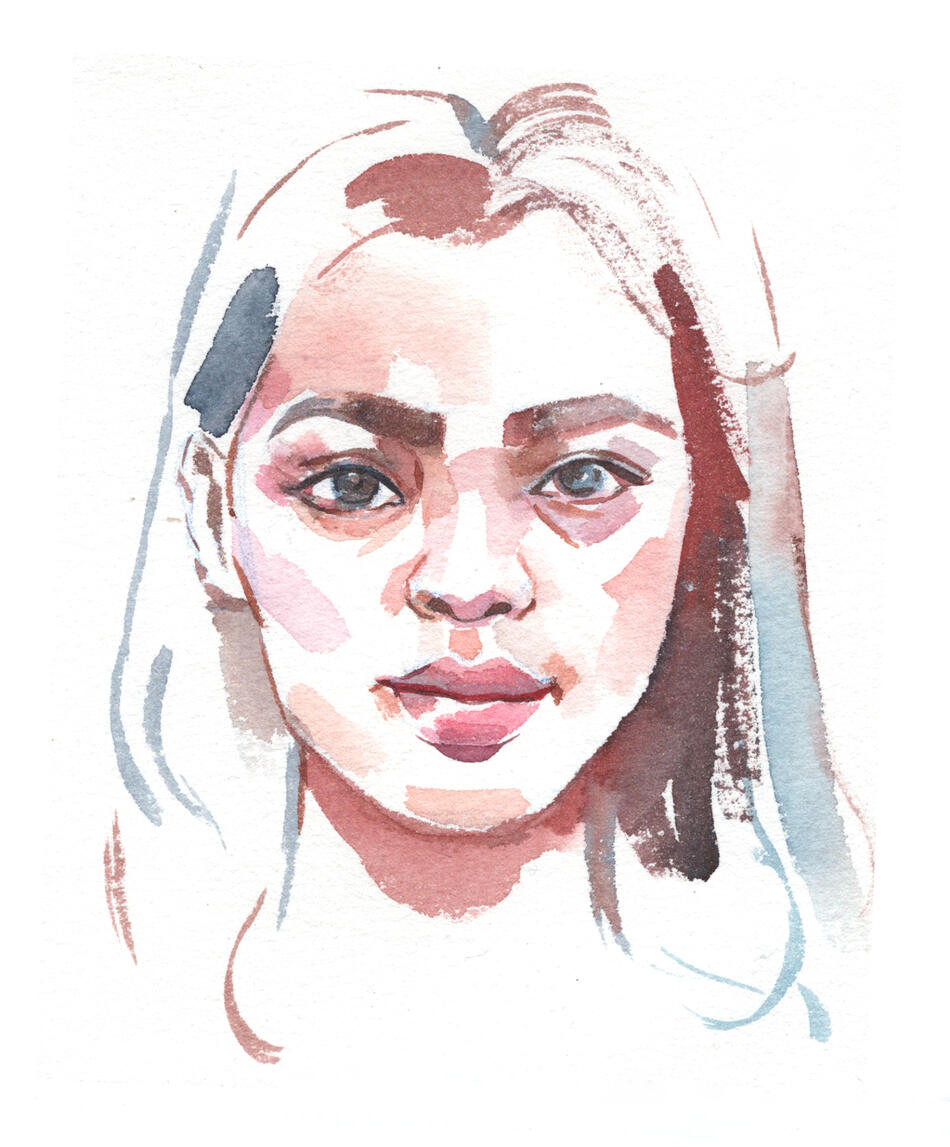 Watercolor Portrait Study