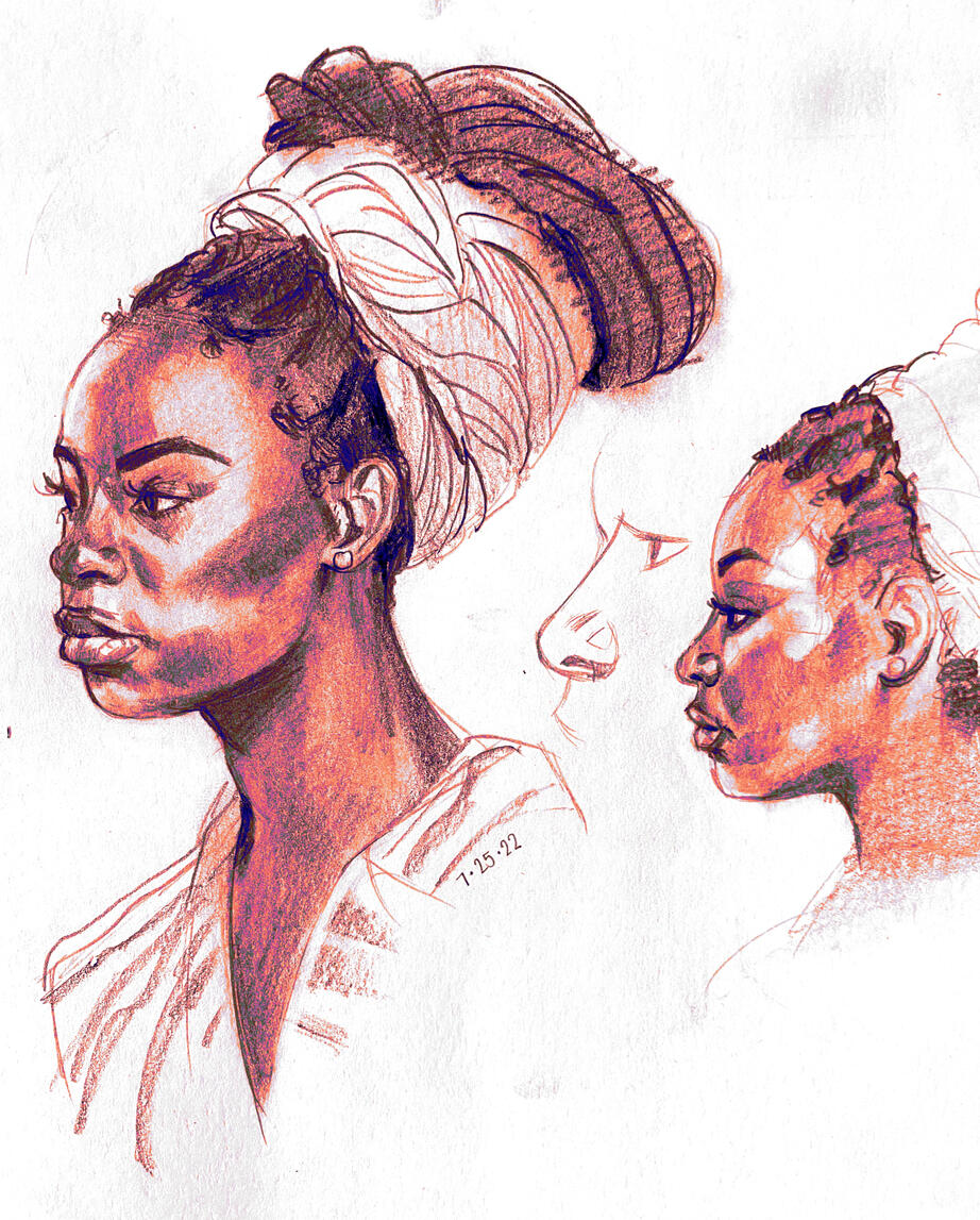 Gradient map on graphite study