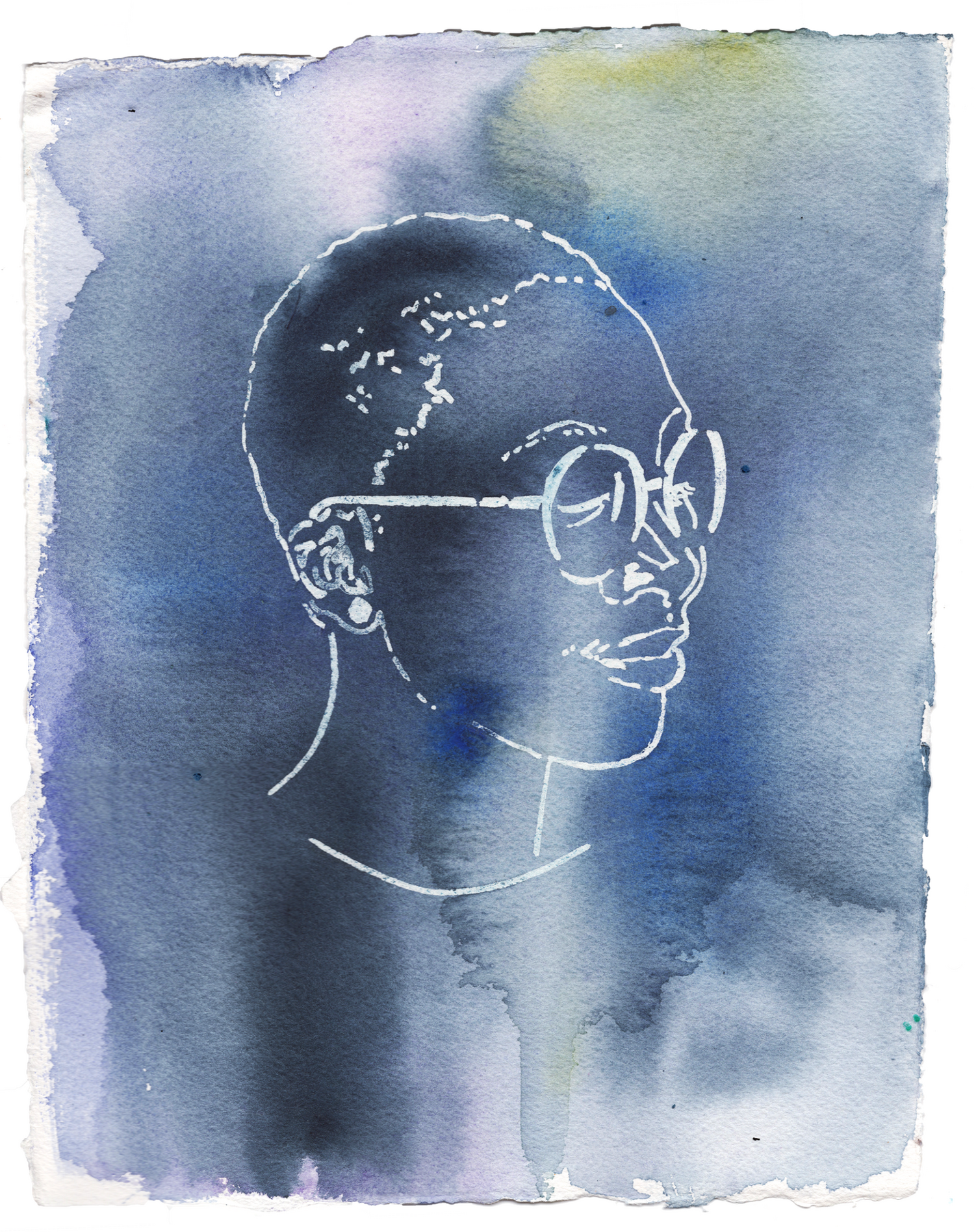 i didn't know how much worse i'd feel — watercolor, 9" x 11", 2023