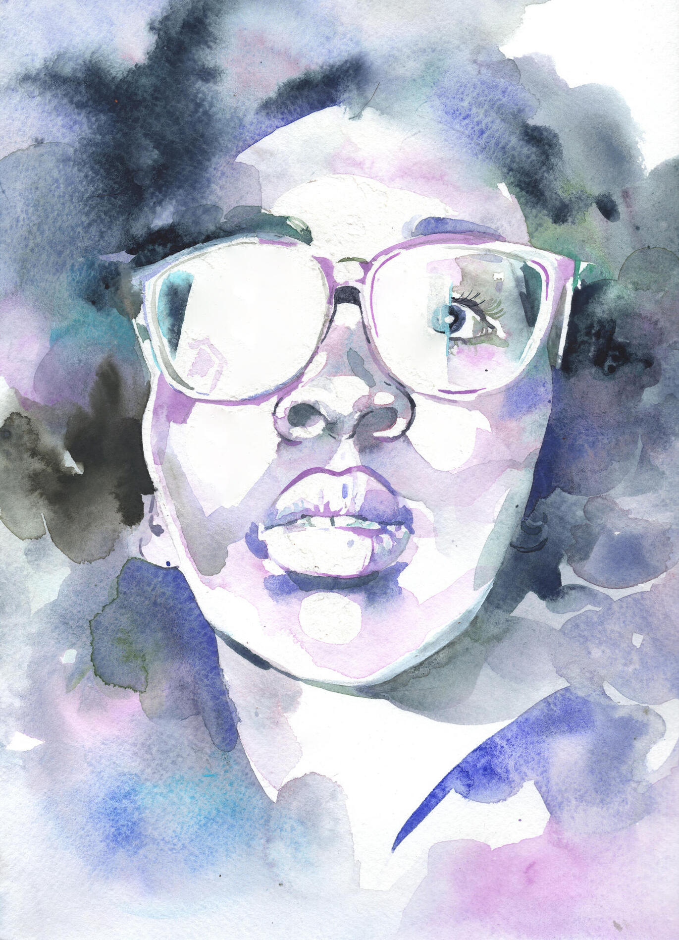 Bright — watercolor, 12&quot;x16&quot;, 2020