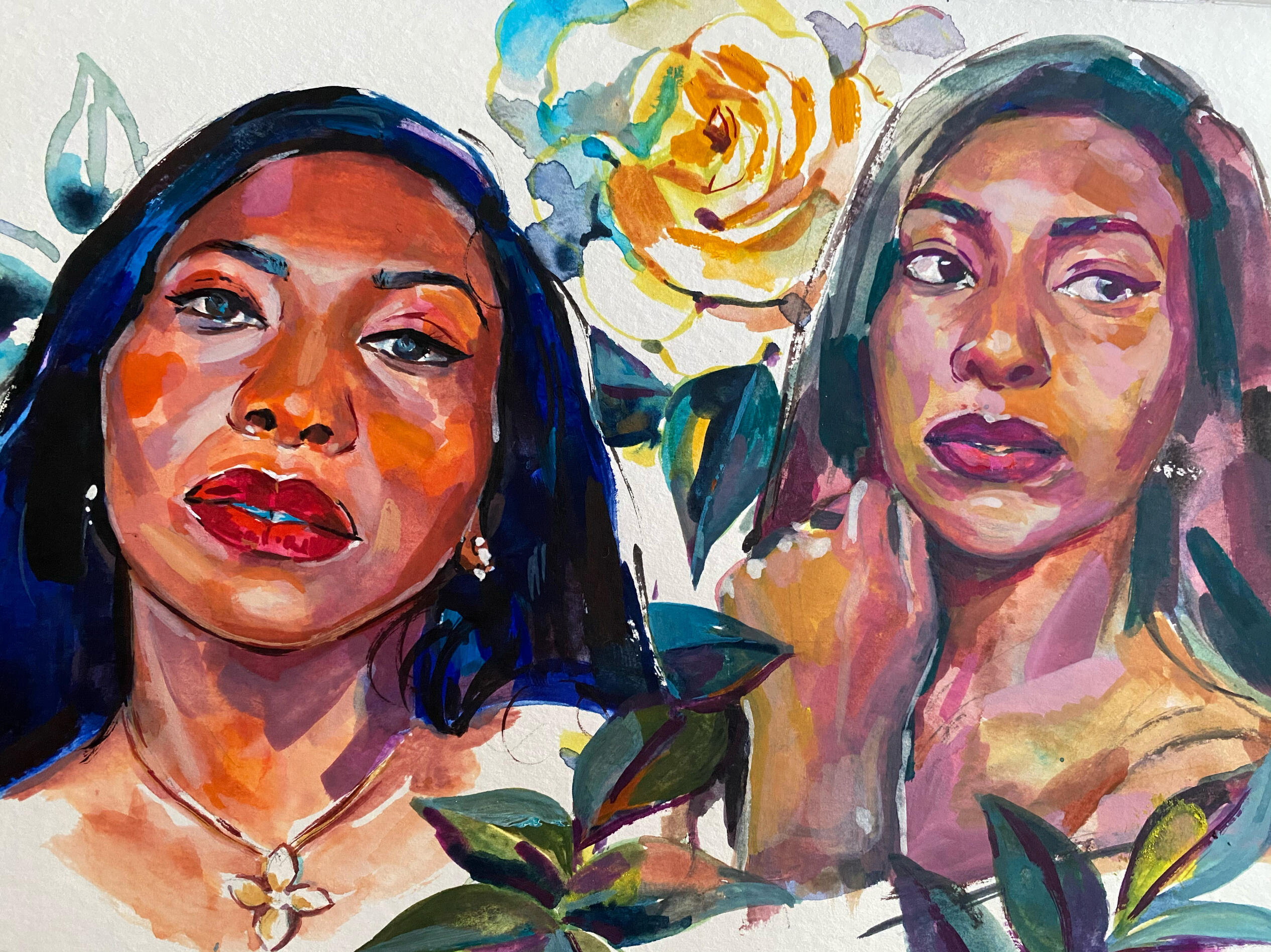 The Other One — gouache, 9&quot;x12&quot;, 2021